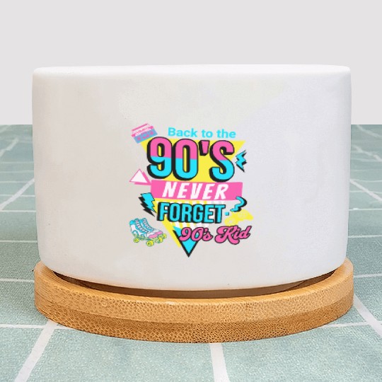 Back To The 90s Retro Nostalgia 90s Kid Plant Pots