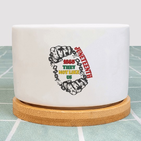 They Not Like Us -Juneteenth 1865 Plant Pots