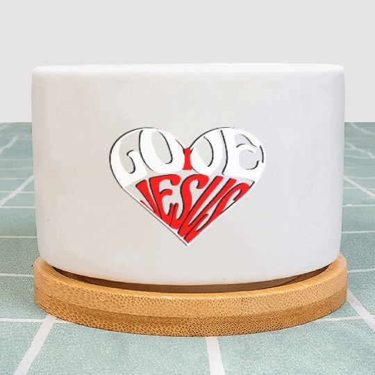 I love Jesus Plant Pots