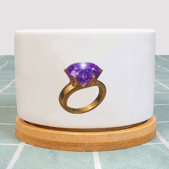 Royal Amethyst: The Elegance of Purple Gemstone Plant Pots