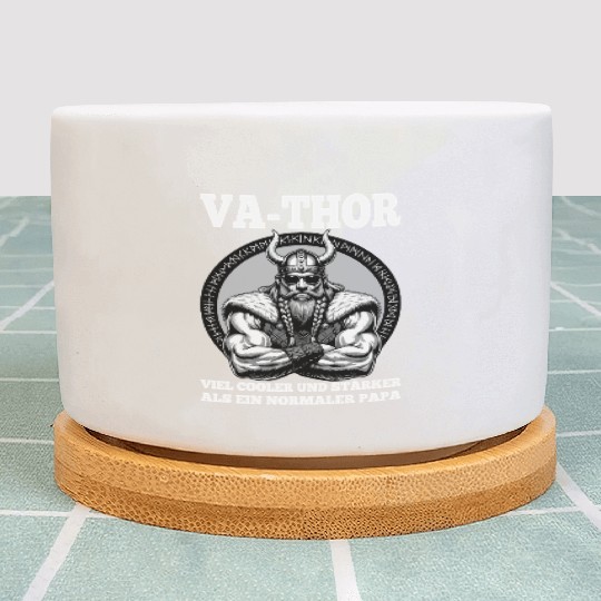 Viking Warrior Man Odin Thor Norman Walhalla Plant Pots