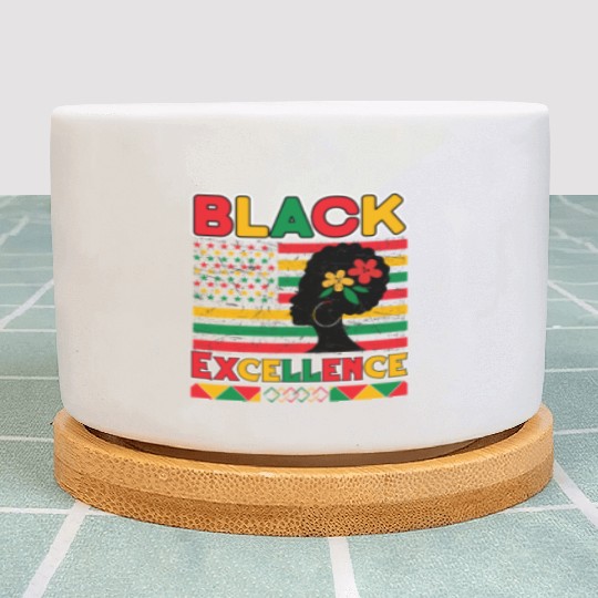 Black Pride Black Excellence Juneteenth Plant Pots