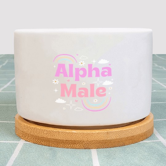 Rainbow Alpha Male Plant Pots