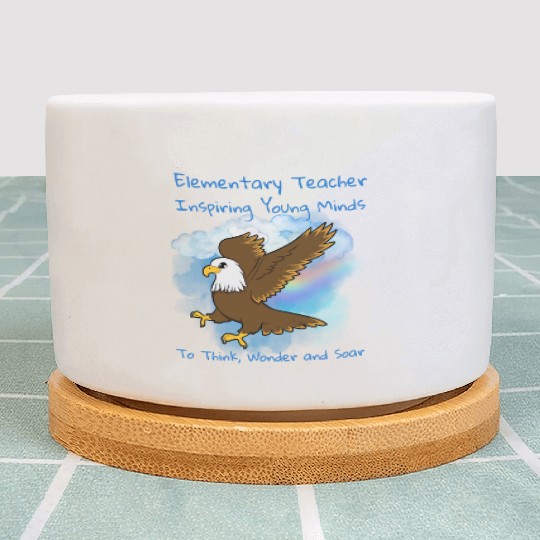 Elementary Teacher Inspiring Young Minds Plant Pots