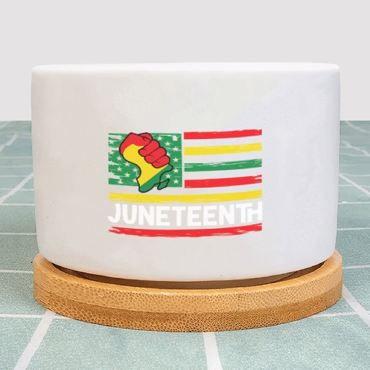 Freedom Day Juneteenth Black And Proud Plant Pots