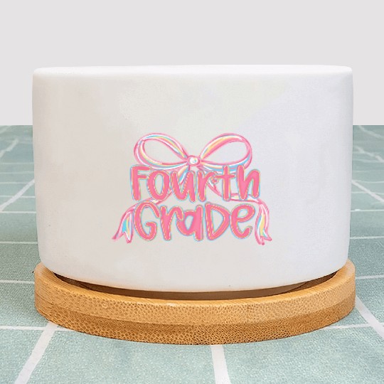 Back to School Fourth Grade Plant Pots