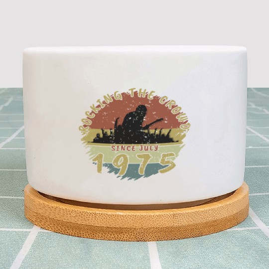 50th Birthday Rocking the crowd GIT 07/1975 Plant Pots