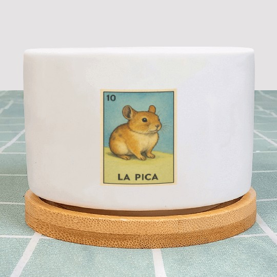 LA PICA - THE ROCK RABBIT - LA LOTERÍA Plant Pots