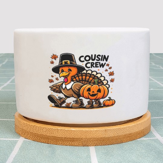 Halloween Cousin Crew Plant Pots