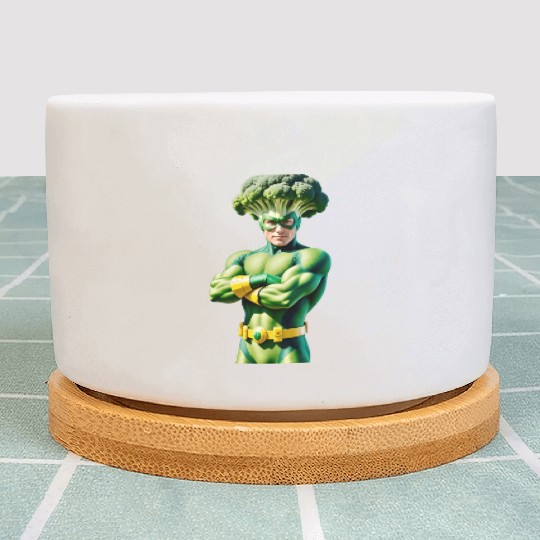 Broccoli Superhero Plant Pots