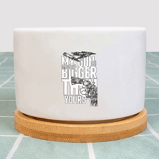 MY GUN Be For the Youth of the Street Plant Pots