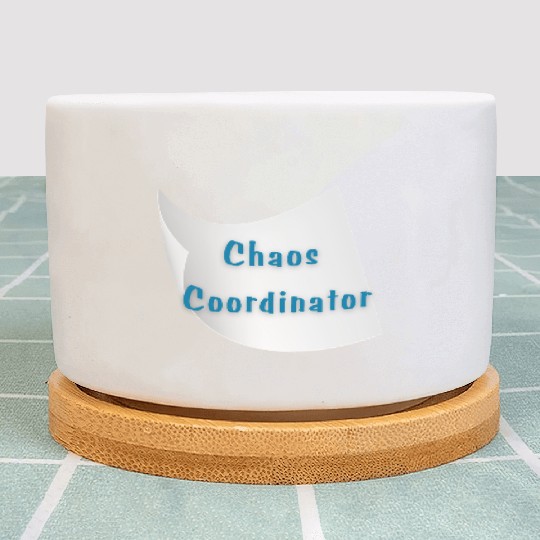Chaos Coordinator – Funny Teacher Plant Pots