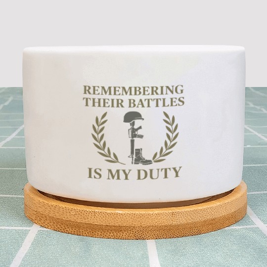 Military Historian Battlefield Research War Plant Pots
