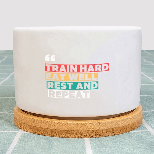 Colorful Modern Typography Motivational Quote T Plant Pots