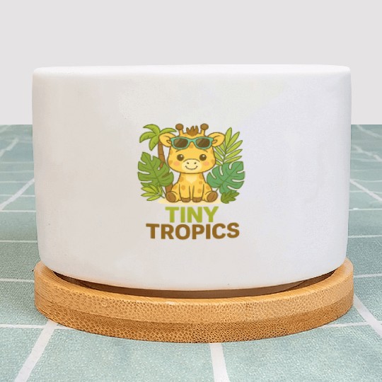 Tiny Tropics Giraffe Plant Pots
