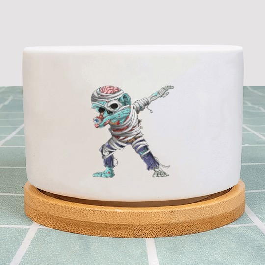 Dabbing Mummy Zombie Halloween Costume Zombie Dab Plant Pots