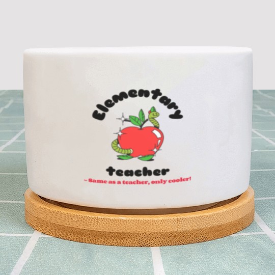 Elementary teacher same as a teacher only cooler! Plant Pots