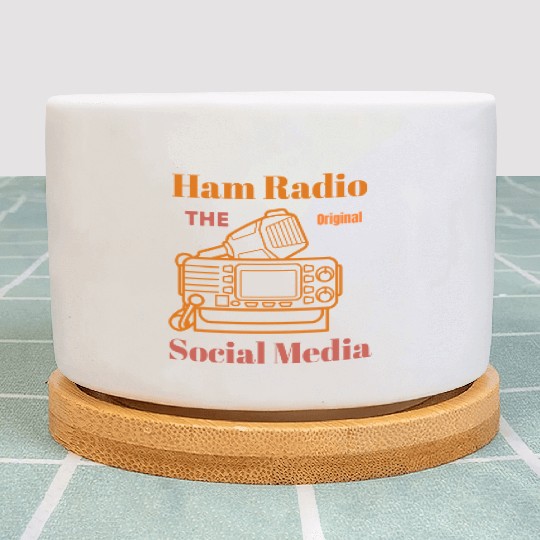 Ham Radio The Original Social Media Plant Pots