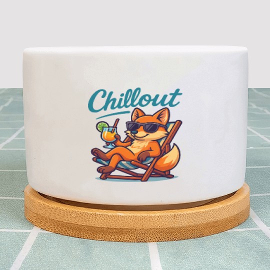 Fox Chillout Plant Pots