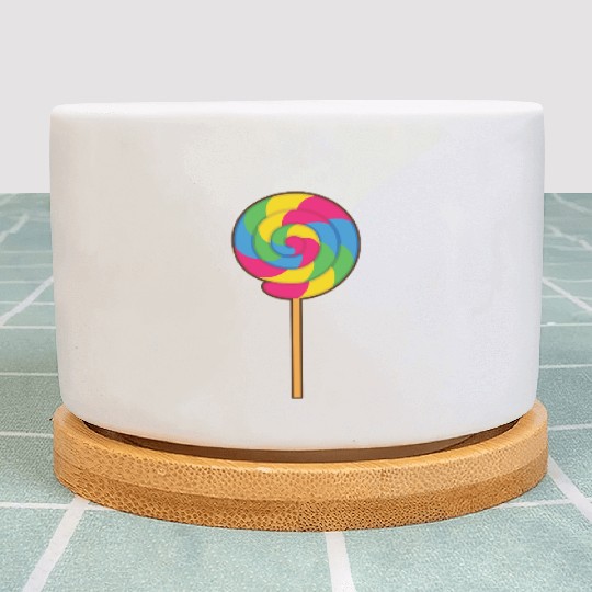 Lollipop Rainbow Sucker Candy Halloween Costume Plant Pots