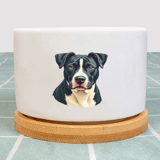 “Pit Bull” – Bold & Beautiful Dogs Plant Pots