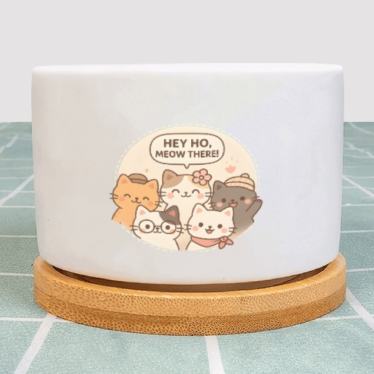Hey hello meow there!! Plant Pots