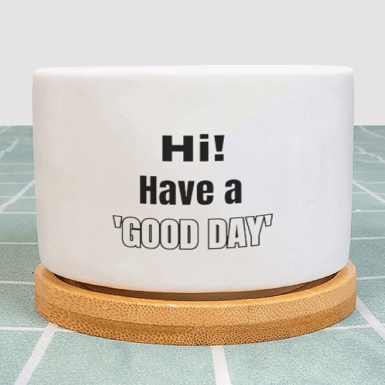 Inspirational Motivational Quote Design Plant Pots