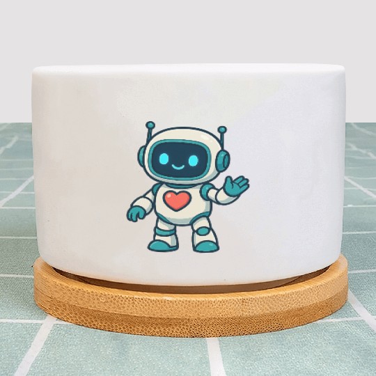 AI & Robot Characters – Futuristic Design Collecti Plant Pots