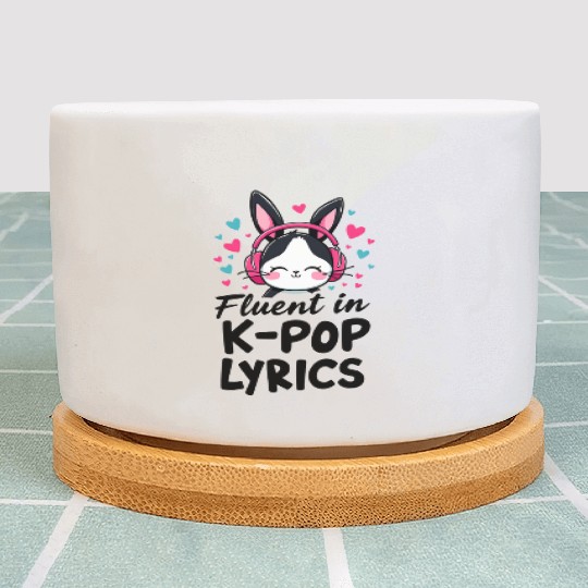 Fluent In K-Pop Cute Bunny Rabbit Plant Pots