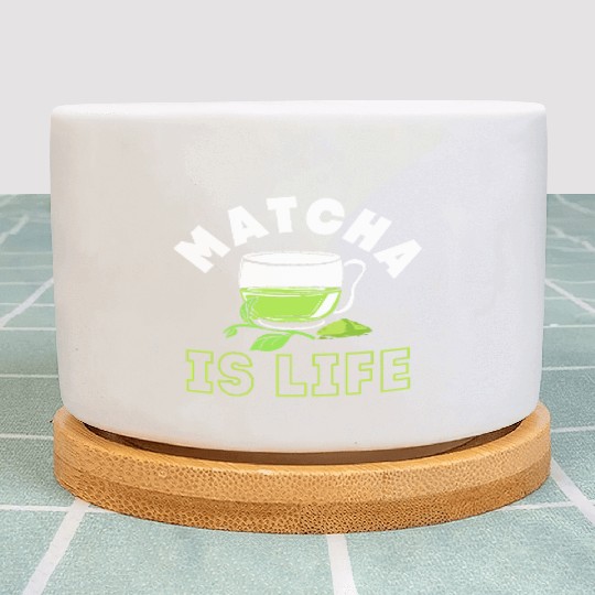 Matcha Green Tea Lover Tea Plant Pots