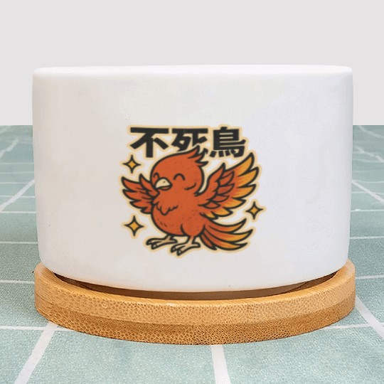 Kawaii Phoenix Japanese Plant Pots