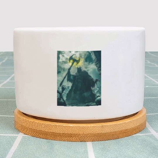 Dark Necromancer Rises Plant Pots