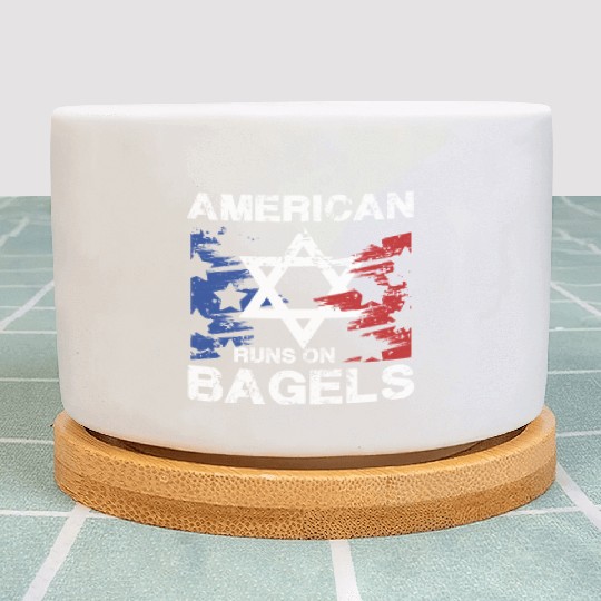 American Pride with Star and Bagel Spirit Plant Pots