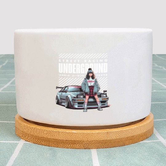 Japanese Underground Street Racing - JDM Car Plant Pots