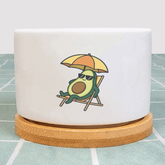 Chill Avocado with Sunshade Plant Pots