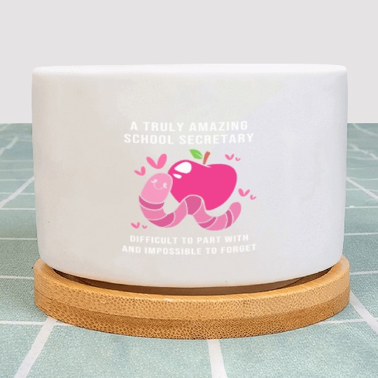 School Secretary Office Worker Plant Pots
