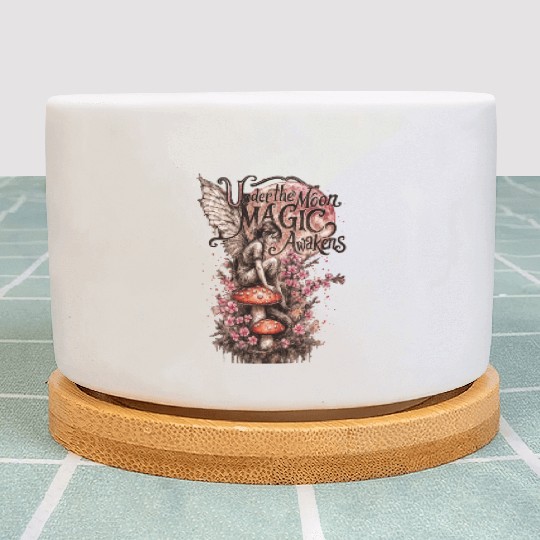 Under the Moon Magic Awakens Design Plant Pots