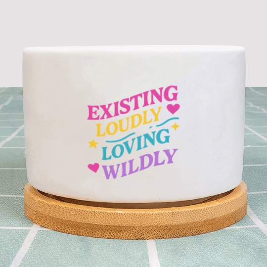 Queer Pride Queer Joy LGBTQ+ Affirmation Trans Plant Pots