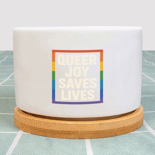 Queer Pride Queer Joy LGBTQ+ Affirmation Trans Plant Pots