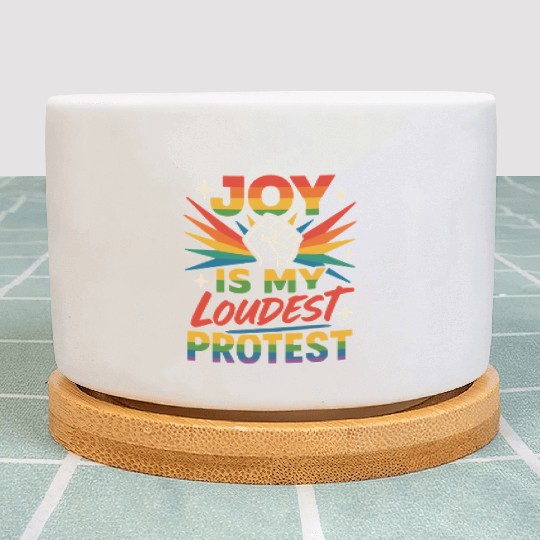 Queer Pride Queer Joy LGBTQ+ Affirmation Trans Plant Pots