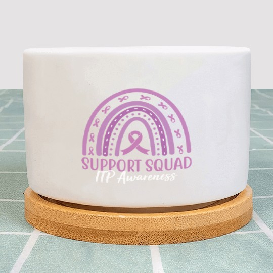 Rainbow Support Squad ITP Awareness Plant Pots