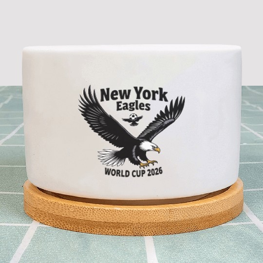 Patriotic Eagle Soccer Plant Pots – USA World Cup 2026