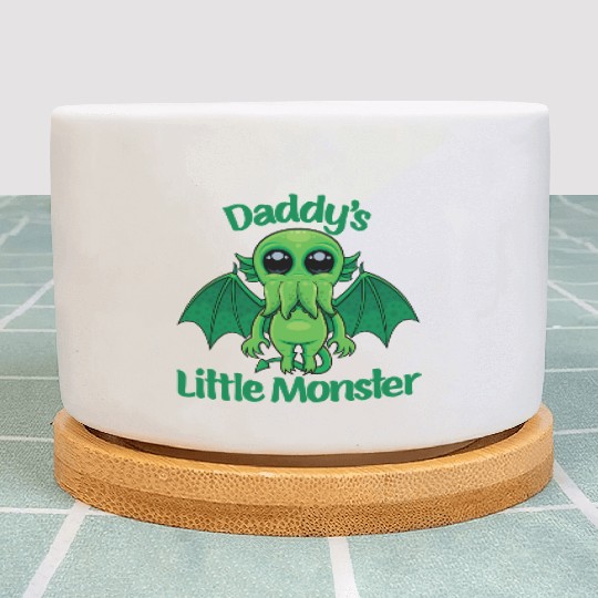 Daddy’s Little Monster Cute Baby Cthulhu Plant Pots