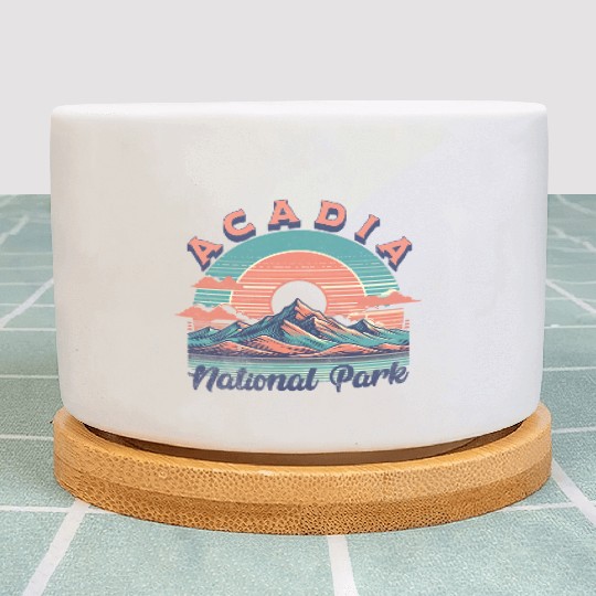 Cadi National Park Sunset Mountain Design Plant Pots