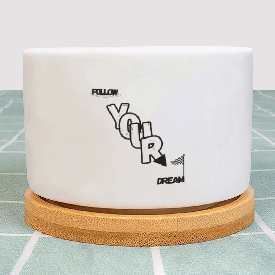 Youth Dream Word Art Illustration Plant Pots