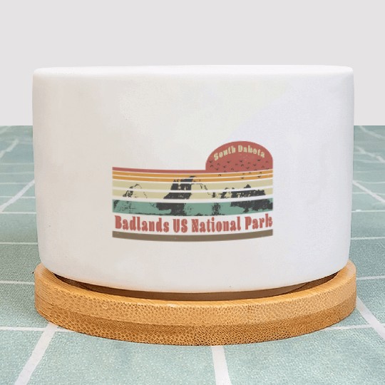 Badlands US National Park South Dakota Travel Plant Pots