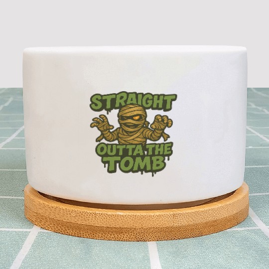 Straight Outta The Tomb | Creepy Funny Mummy Plant Pots