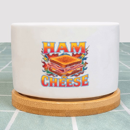 Ham And Cheese Sandwich Favorite Food Weird 90s Plant Pots