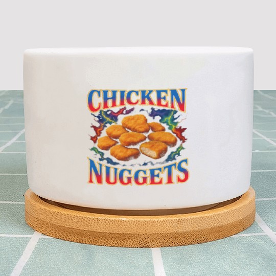 Chicken Nuggets Favorite Food Weird 90s Nuggets Plant Pots