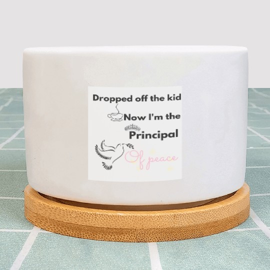 Peaceful Dove with Empowering Message Plant Pots